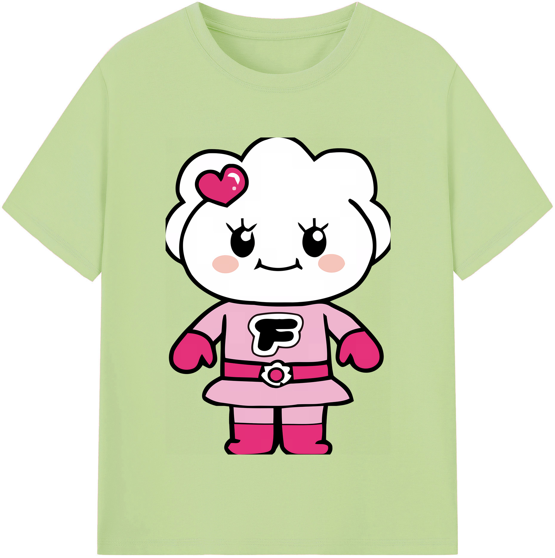 （画像用） アンパンマン Anpanman 綿100％半袖Tシャツ（フロントプリント）